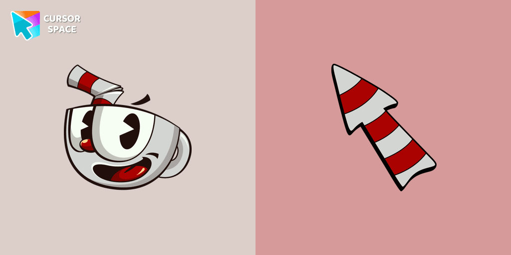 Cuphead cursor cursor pack